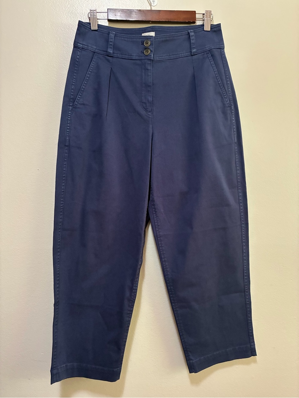J Crew Navy High-Waist Crop Pants size 6 nwt